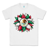 White sunflower mexican flag Classic Tee - JahusDesignShop