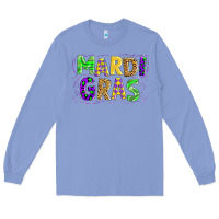 Colony Blue mardi gras Long Sleeve Tee - AdoDesignShop
