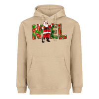 Mushroom Noel Santa Heavyweight Hoodie - NancyCooperArtShop