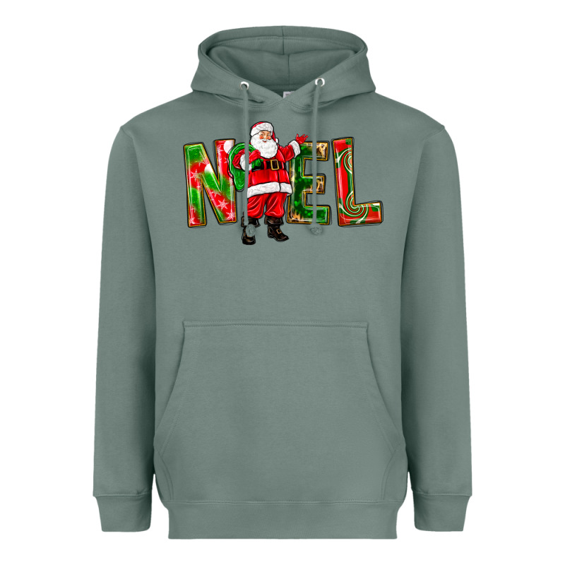 Noel Santa Heavyweight Hoodie by NancyCooperArtShop | Teevron