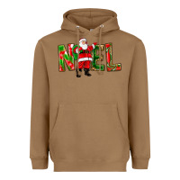 Toasted Coconut Noel Santa Heavyweight Hoodie - NancyCooperArtShop