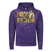 Cloud Purple Egg Hunter Easter Day Vintage Hoodie - Neo Western