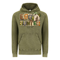 Vintage Olive Egg Hunter Easter Day Vintage Hoodie - Neo Western