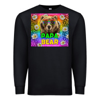 Black Western Papa Bear LGBTQ+ Tumbler Premium Sweatshirt - BundleAndBundleShop