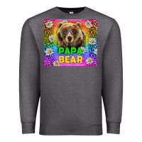 Charcoal Heather Western Papa Bear LGBTQ+ Tumbler Premium Sweatshirt - BundleAndBundleShop