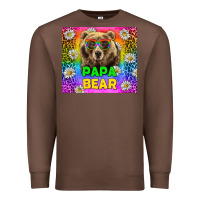 Chestnut Western Papa Bear LGBTQ+ Tumbler Premium Sweatshirt - BundleAndBundleShop
