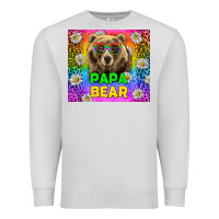 Dove Grey Western Papa Bear LGBTQ+ Tumbler Premium Sweatshirt - BundleAndBundleShop