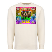 Sandshell Western Papa Bear LGBTQ+ Tumbler Premium Sweatshirt - BundleAndBundleShop