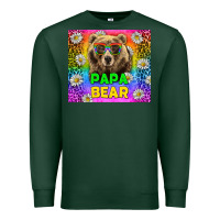 Sports Green Western Papa Bear LGBTQ+ Tumbler Premium Sweatshirt - BundleAndBundleShop