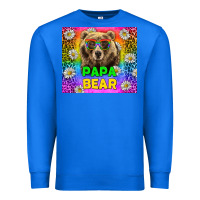 True Royal Western Papa Bear LGBTQ+ Tumbler Premium Sweatshirt - BundleAndBundleShop