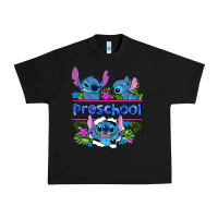 Black preview flower stitch blue preschool Urban Heavy Tee - AdoDesignShop
