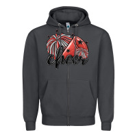 Smoke cheer Zipper Hoodie - MaliasSmallBusiness