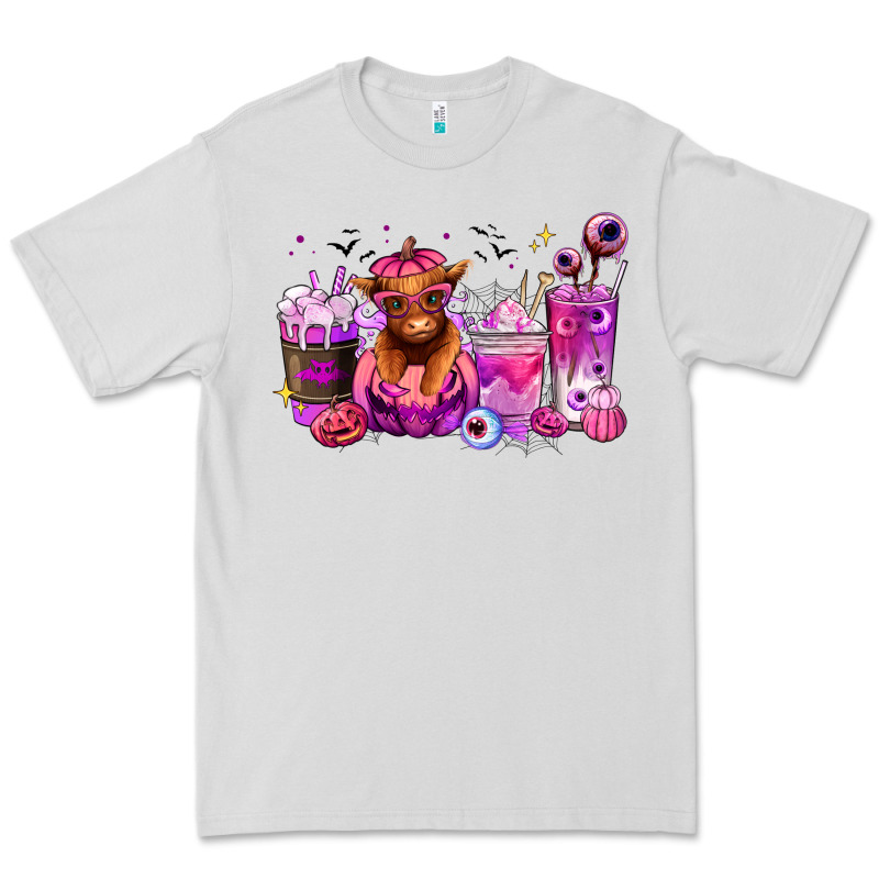 Halloween Heifer Coffee Cups Premium Tee by RanaPortraitStore | Teevron