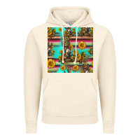 Vintage Artic sunflowers donkey seamless pattern Vintage Hoodie - HRA Design Shop