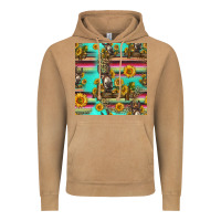 Vintage Camel sunflowers donkey seamless pattern Vintage Hoodie - HRA Design Shop