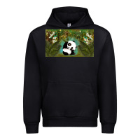 Black cute panda Urban Hoodie - TumblerDesignByShophia
