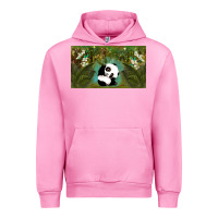 Fuchsia Pink cute panda Urban Hoodie - TumblerDesignByShophia