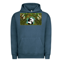 Pigment Midnight Navy cute panda Urban Hoodie - TumblerDesignByShophia