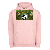 Pigment Salmon cute panda Urban Hoodie - TumblerDesignByShophia