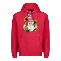 Cardinal easter gnomes egg carrot sunflowers Premium Hoodie - RanaPortraitStore