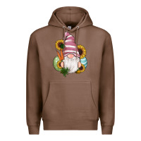 Chestnut easter gnomes egg carrot sunflowers Premium Hoodie - RanaPortraitStore