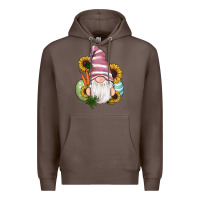 Coffee easter gnomes egg carrot sunflowers Premium Hoodie - RanaPortraitStore