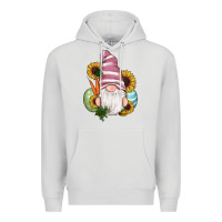 Dove Grey easter gnomes egg carrot sunflowers Premium Hoodie - RanaPortraitStore