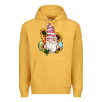 Mustard easter gnomes egg carrot sunflowers Premium Hoodie - RanaPortraitStore