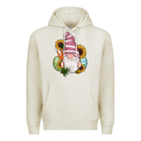 Oatmeal Heather easter gnomes egg carrot sunflowers Premium Hoodie - RanaPortraitStore