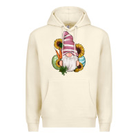 Sandshell easter gnomes egg carrot sunflowers Premium Hoodie - RanaPortraitStore