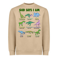 Mushroom god says i am dinosaurs Heavyweight Sweatshirt - JahusDesignShop