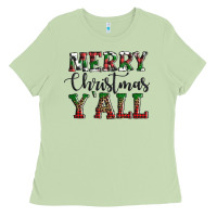 Matcha merry christmas y'all Ladies Tee - AdoDesignShop