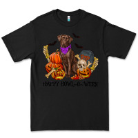 Black Happy Howl-o-ween Premium Tee - RanaPortraitStore