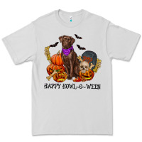 Dove Grey Happy Howl-o-ween Premium Tee - RanaPortraitStore