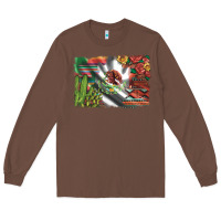 Mexico Flag Sunflowers Roses And Cactus With Serape Aztec And Leopard Long Sleeve Tee | Teevron
