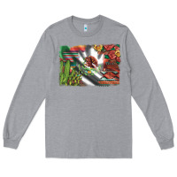 Heather Grey mexico flag sunflowers roses and cactus with serape aztec and leopard Long Sleeve Tee - Artiststas