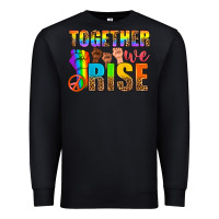 Black Western LGBTQ+ Together We Rise Premium Sweatshirt - BundleAndBundleShop
