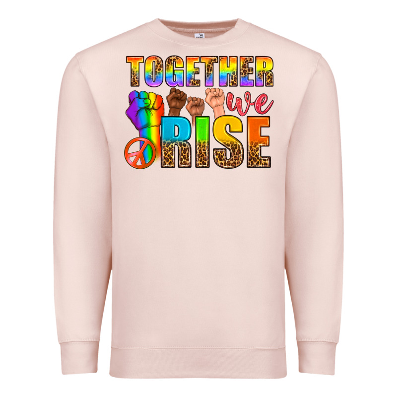 Western Lgbtq+ Together We Rise Premium Sweatshirt by BundleAndBundleShop | Teevron