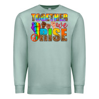 Seafoam Western LGBTQ+ Together We Rise Premium Sweatshirt - BundleAndBundleShop