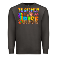 Smoke Western LGBTQ+ Together We Rise Premium Sweatshirt - BundleAndBundleShop