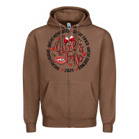 Chestnut girl's trip Zipper Hoodie - MaliasSmallBusiness