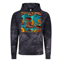 Cloud Black western boots seamless pattern Vintage Hoodie - HRA Design Shop