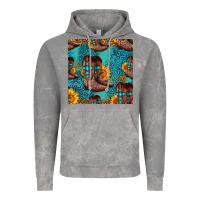Cloud Rock western boots seamless pattern Vintage Hoodie - HRA Design Shop