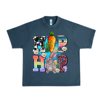 Midnight Navy hip hop easter rabbit Urban Heavy Tee - AdoDesignShop