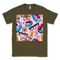 Army Green physics seamless pattern Classic Tee - BundleAndBundleShop