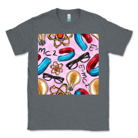 Charcoal Heather physics seamless pattern Classic Tee - BundleAndBundleShop