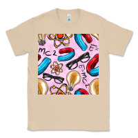 Mushroom physics seamless pattern Classic Tee - BundleAndBundleShop