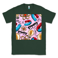 Sports Green physics seamless pattern Classic Tee - BundleAndBundleShop