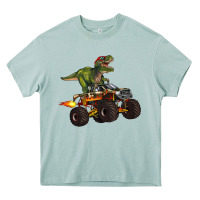 Arona monster truck and t rex dinosaur Heavy Core Tee - Artiststas