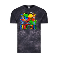 Cloud Black different is beautiful Vintage Tee - JahusDesignShop